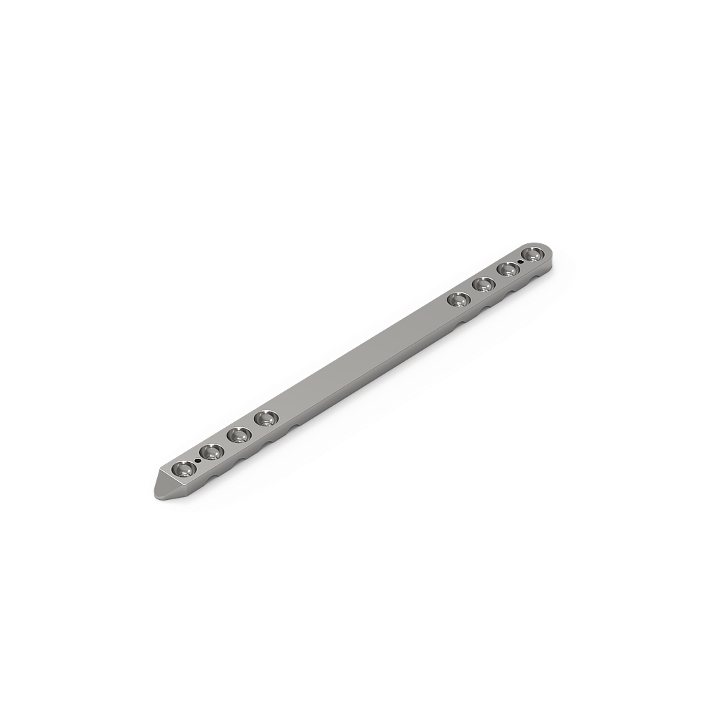 Placa bloqueada de sostén 80 mm tornillos de Ø 2.4mm (copia)